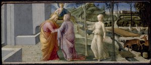 La Rencontre de Joachim et Anne à la Porte Dorée, 15ème siècle